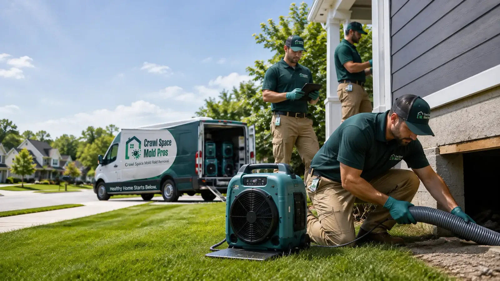 Crawl Space Mold Removal in Wakefield, NH